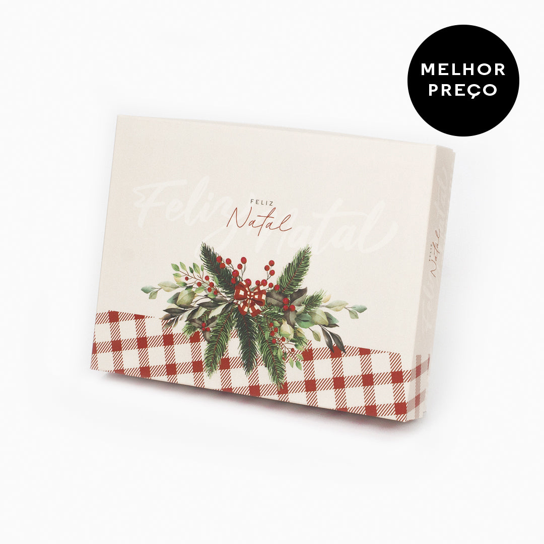 Caixa Doces - Vários Encaixes - Natal Amizade - Pack 10uni