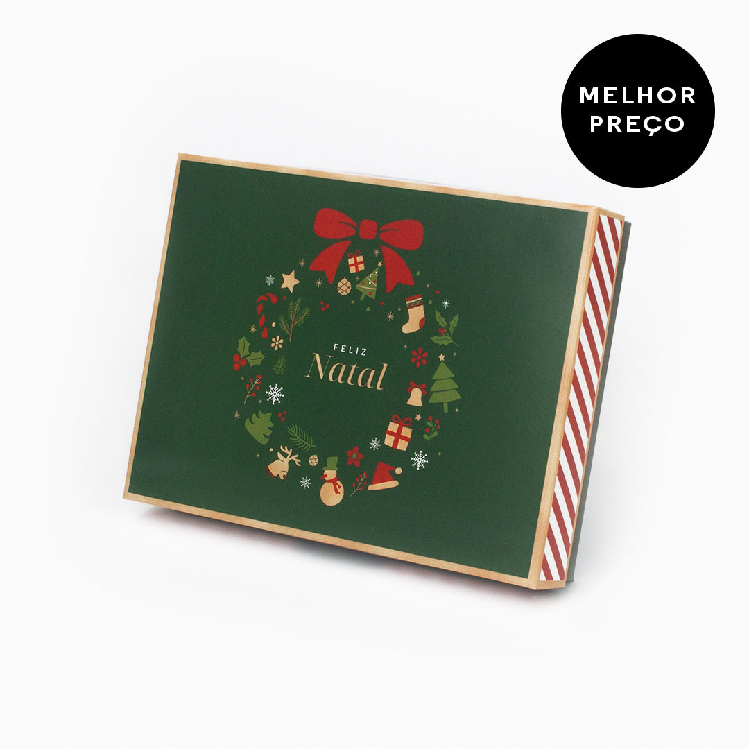 Caixa Doces - Vários Encaixes - Natal Bondade - Pack 10uni