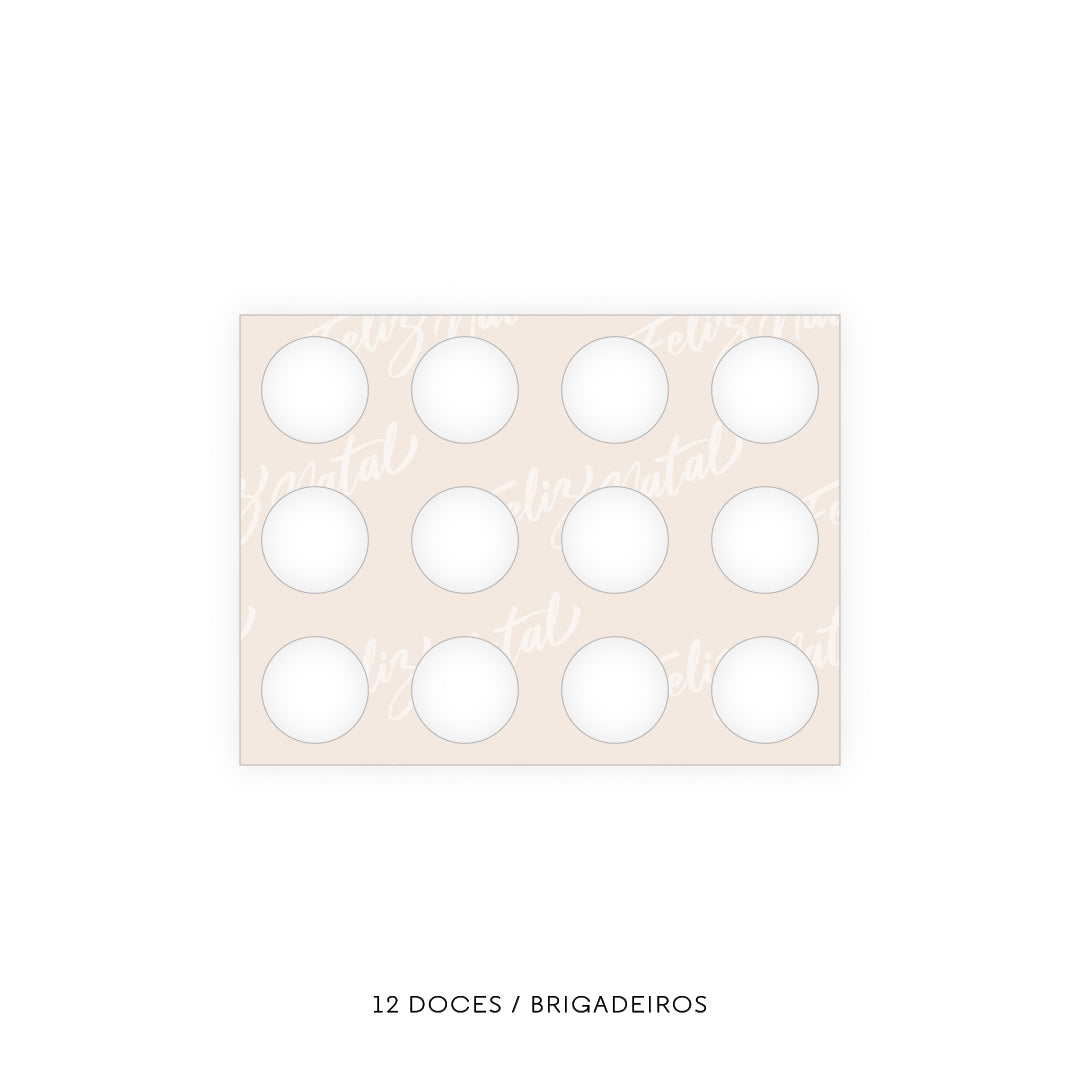 Caixa Doces - Vários Encaixes - Natal Amizade