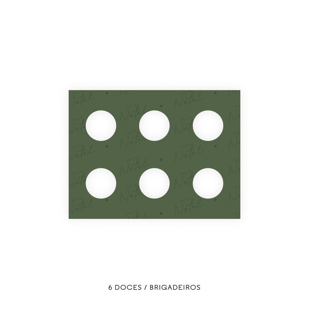 Caixa Doces - Vários Encaixes - Natal Bondade - Pack 10uni