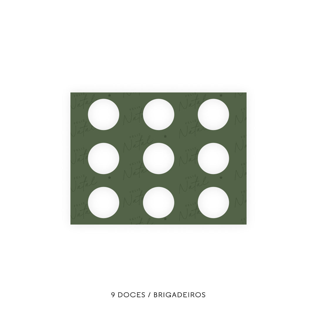 Caixa Doces - Vários Encaixes - Natal Bondade - Pack 10uni