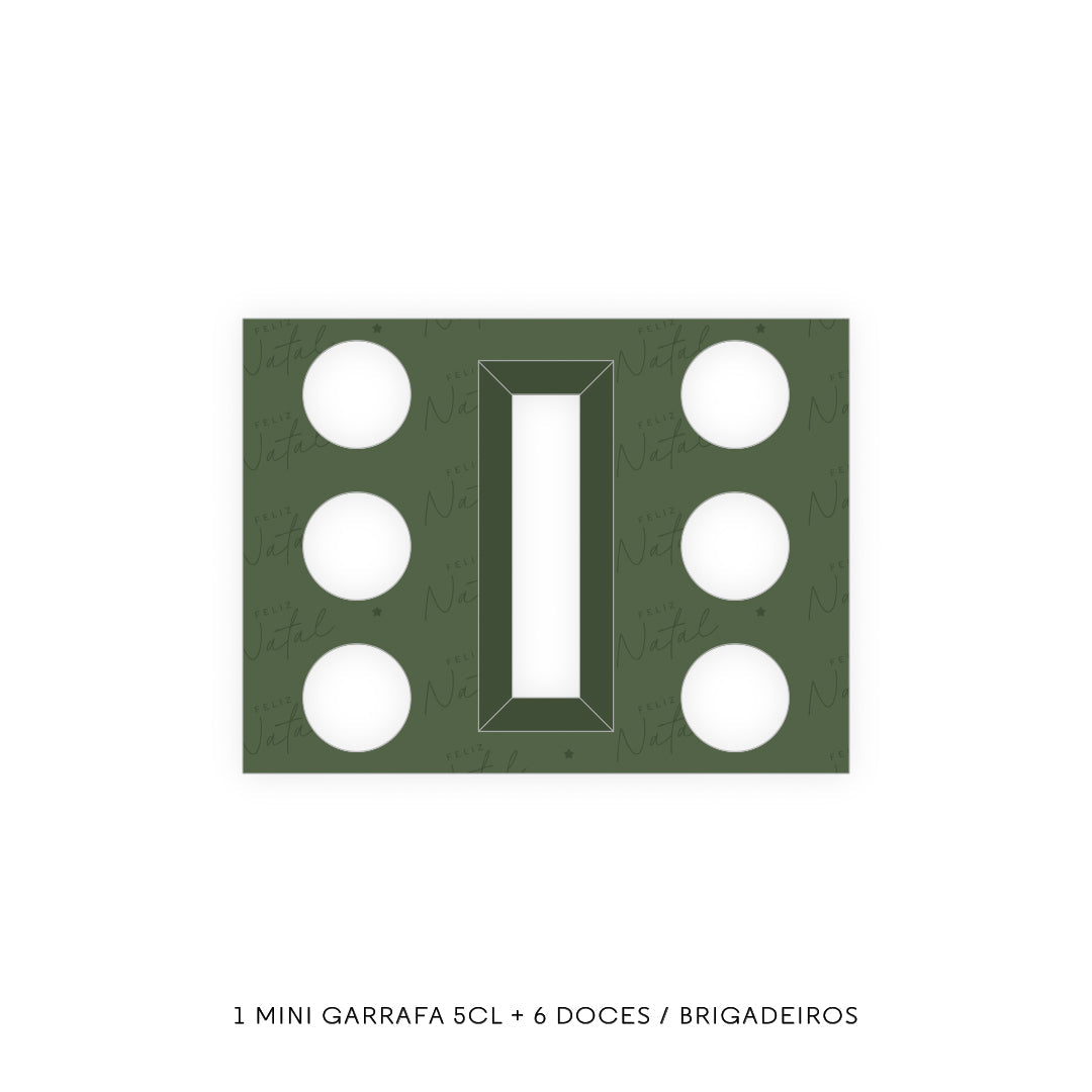 Caixa Doces - Vários Encaixes - Natal Bondade - Pack 10uni