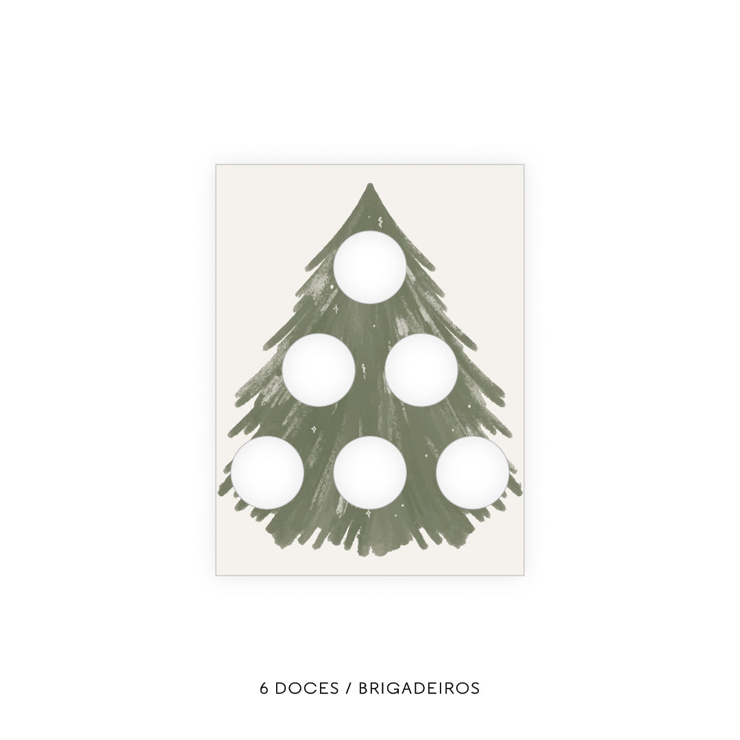 Caixa Doces - Vários Encaixes - Natal Prosperidade - Pack 10uni