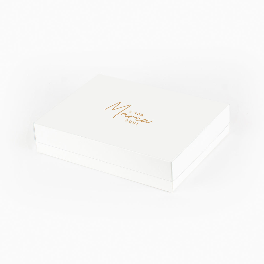 Caixa Doces - Várias opções de encaixe - Tampa de Papel - Personalizada - Pack 20uni