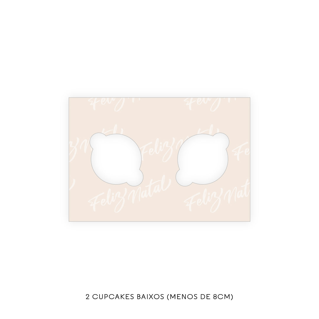 Caixa Tabuleiro - Vários Encaixes - Tampa de acetato - Natal Amizade - Pack 10uni
