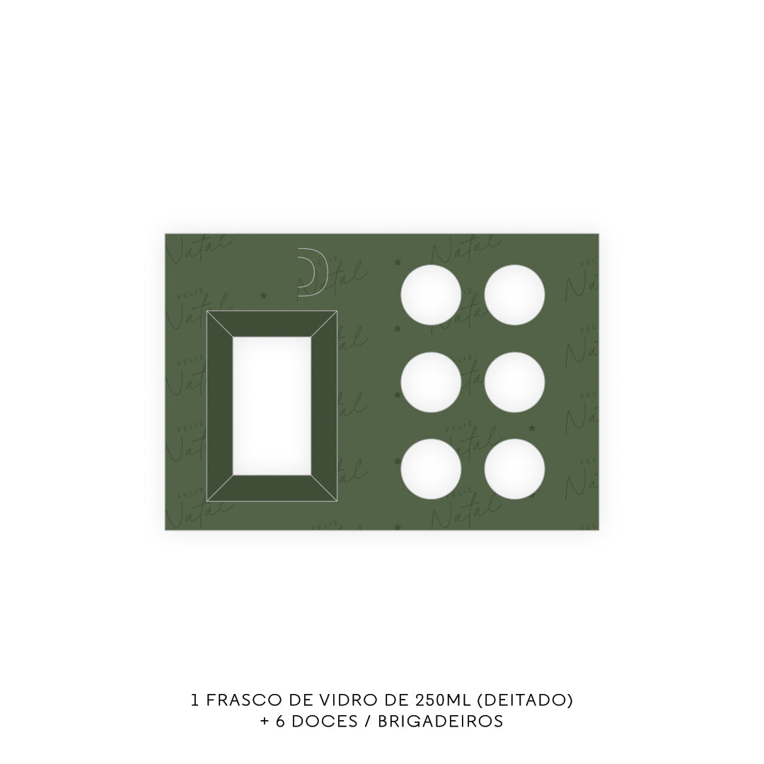Caixa Tabuleiro - Vários Encaixes - Tampa de acetato - Natal Bondade - Pack 10uni