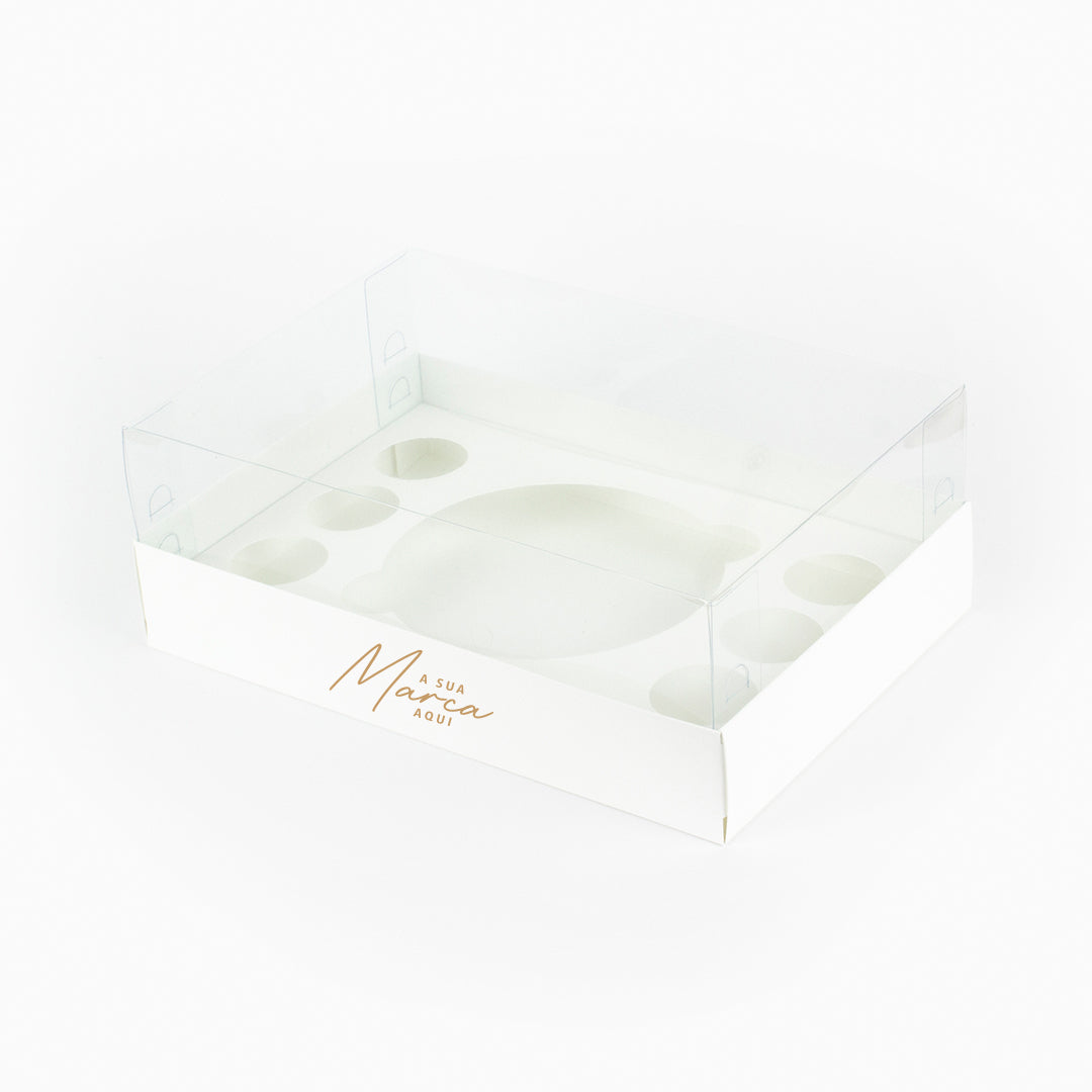 Caixa Tabuleiro - Várias opções de encaixe - Tampa de acetato - Personalizada - Pack 20uni