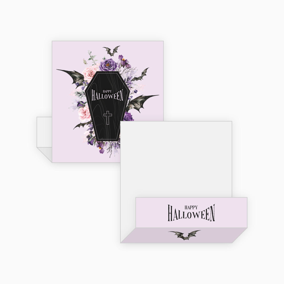 Porta Fatias / Slice Cake - Halloween Floral - Pack 30uni