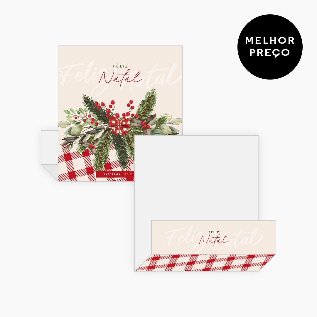 Porta Fatias / Slice Cake - Natal Amizade - Pack 30uni