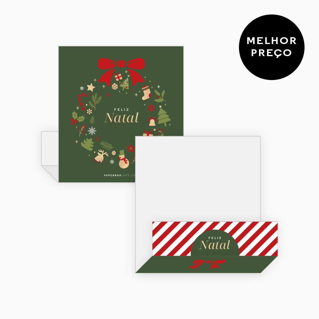 Porta Fatias / Slice Cake - Natal Bondade - Pack 30uni