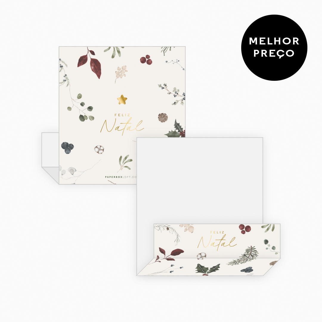 Porta Fatias / Slice Cake - Natal Prosperidade - Pack 30uni