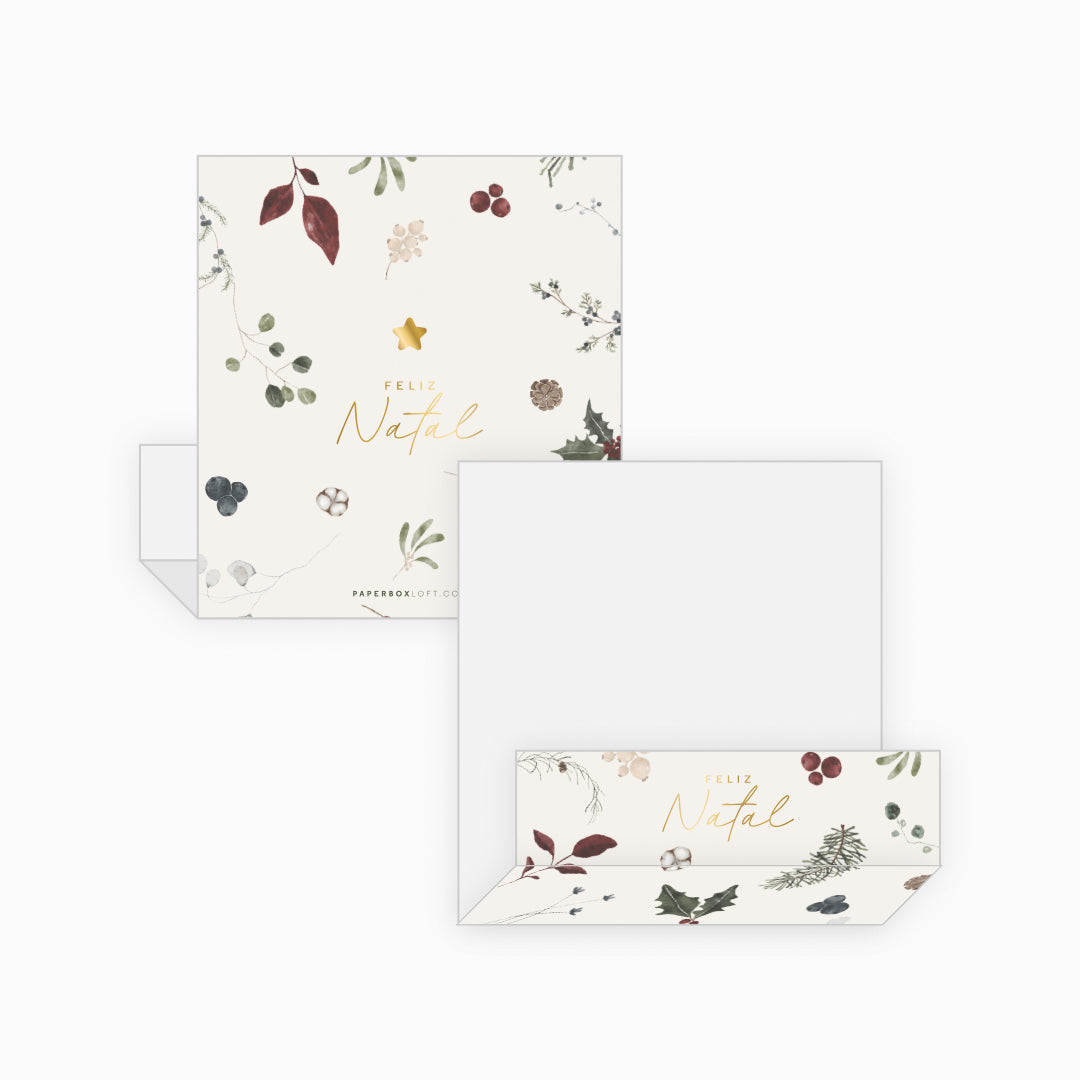 Porta Fatias / Slice Cake - Natal Prosperidade - Pack 10uni