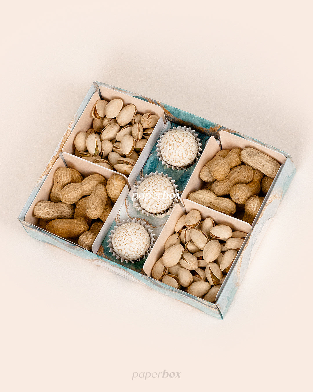 Caixa 3 Doces + 4 Forminhas - Melhor Pai - Pack 5uni