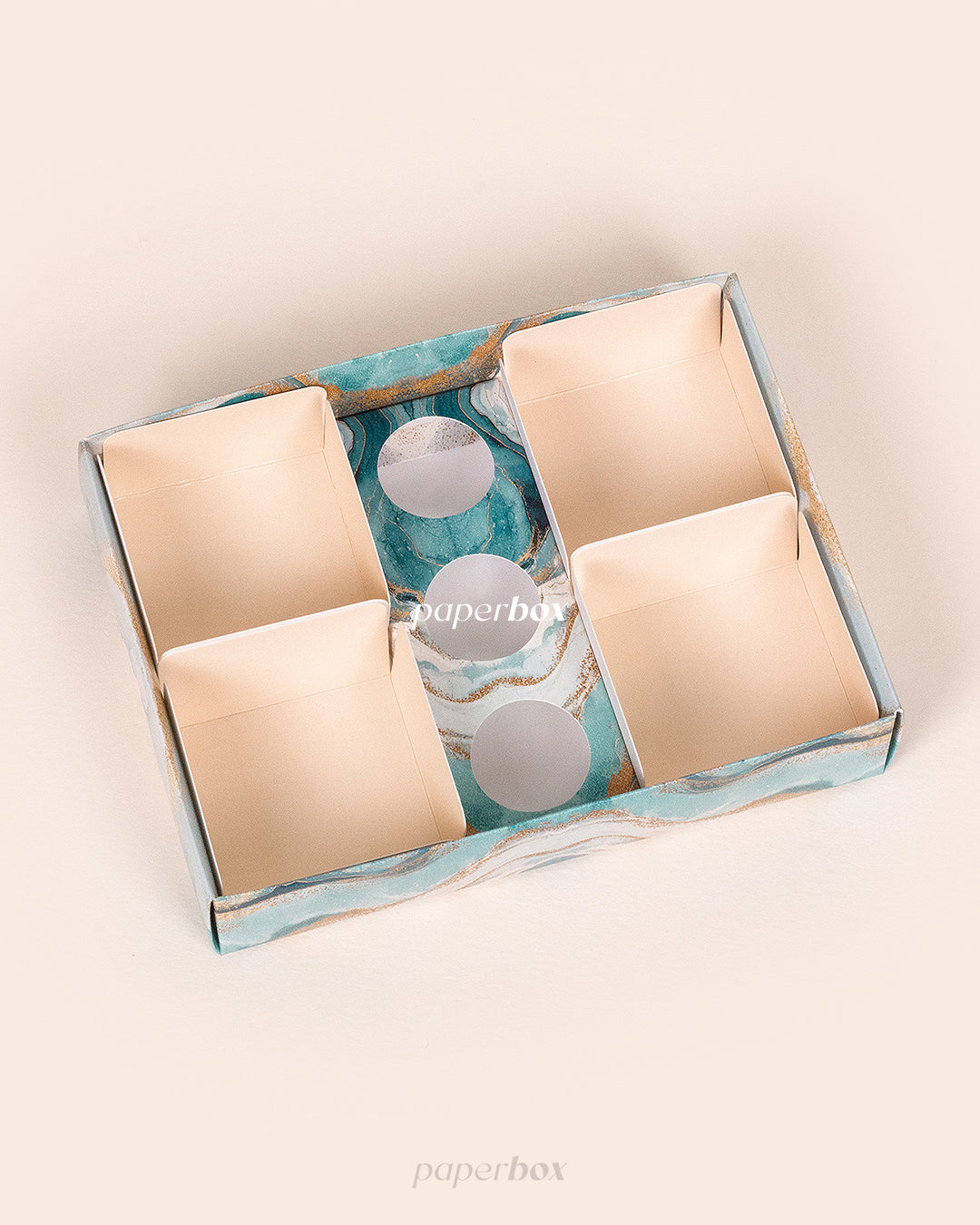 Caixa 3 Doces + 4 Forminhas - Melhor Pai - Pack 5uni