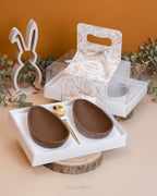 Caixa 2 Ovos 250g - Alça - Páscoa Essencial - Pack 10uni