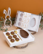 Caixa 1 Ovo 150/250g + 6 Doces - Faixa - Páscoa Essencial - Pack 10uni