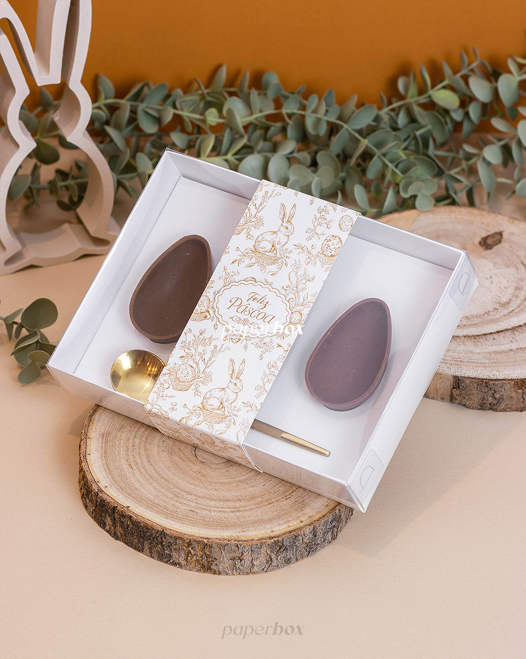 Caixa 3 Mini Ovos 50g - Páscoa Essencial - Pack 10uni