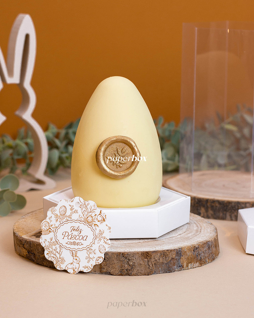 Caixa Ovo em Pé 250/350g - Páscoa Essencial - Pack 10uni
