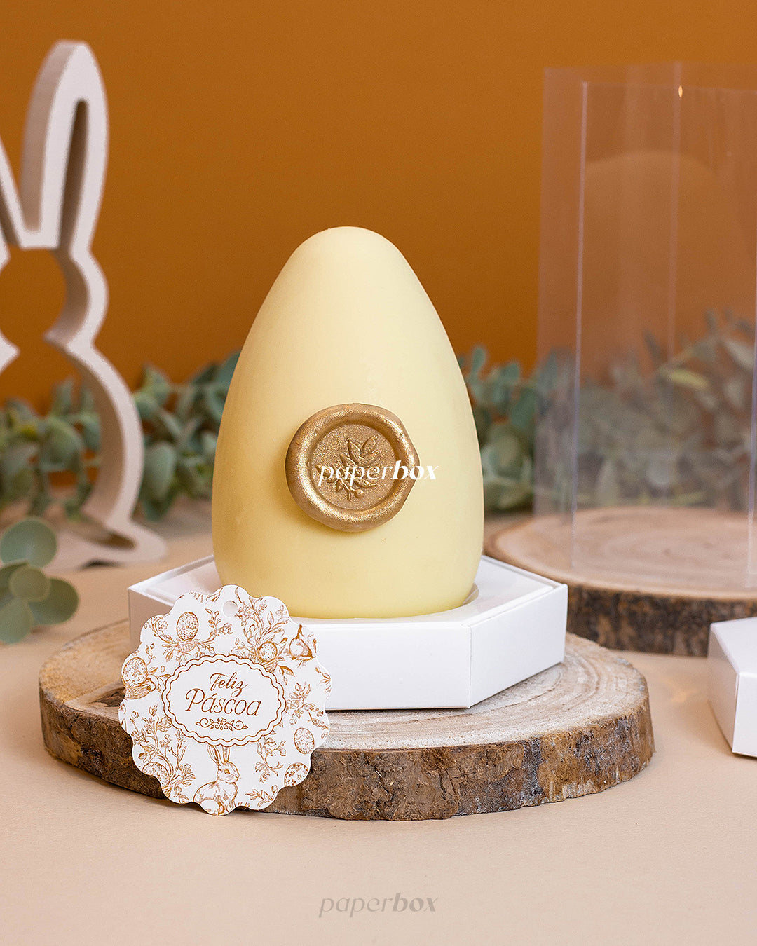 Caixa Ovo em Pé 250/350g - Páscoa Essencial - Pack 10uni