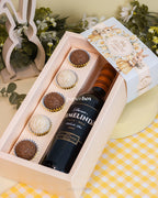 Caixa Garrafa + 5 Brigadeiros - Páscoa Floral - Pack 5uni