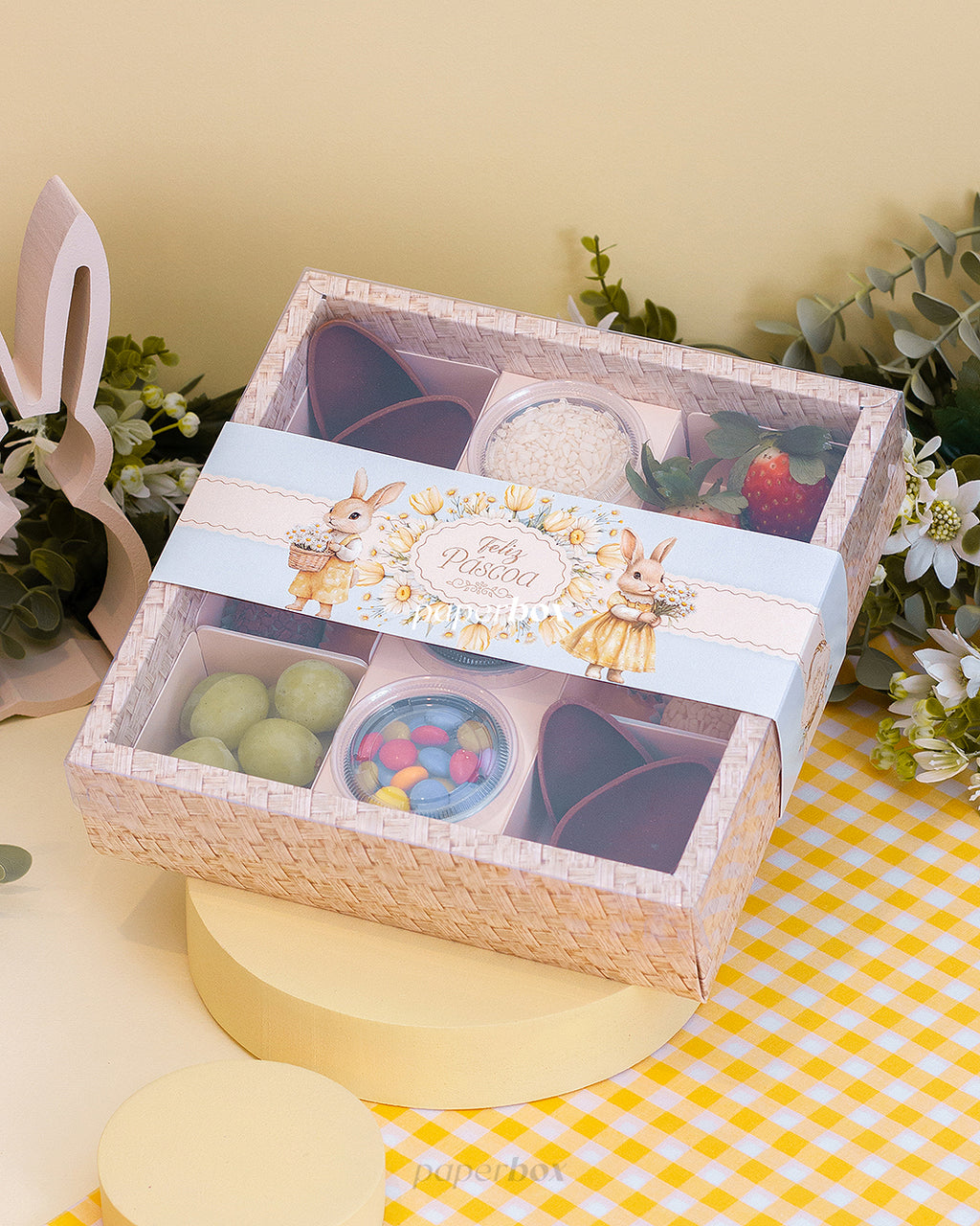 Caixa Degustação - Páscoa Floral - Pack 5uni