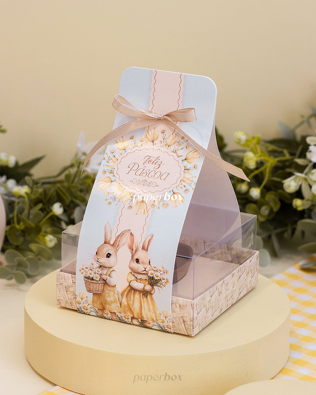 Caixa 1 Mini Ovo 50g - Páscoa Floral - Pack 10uni