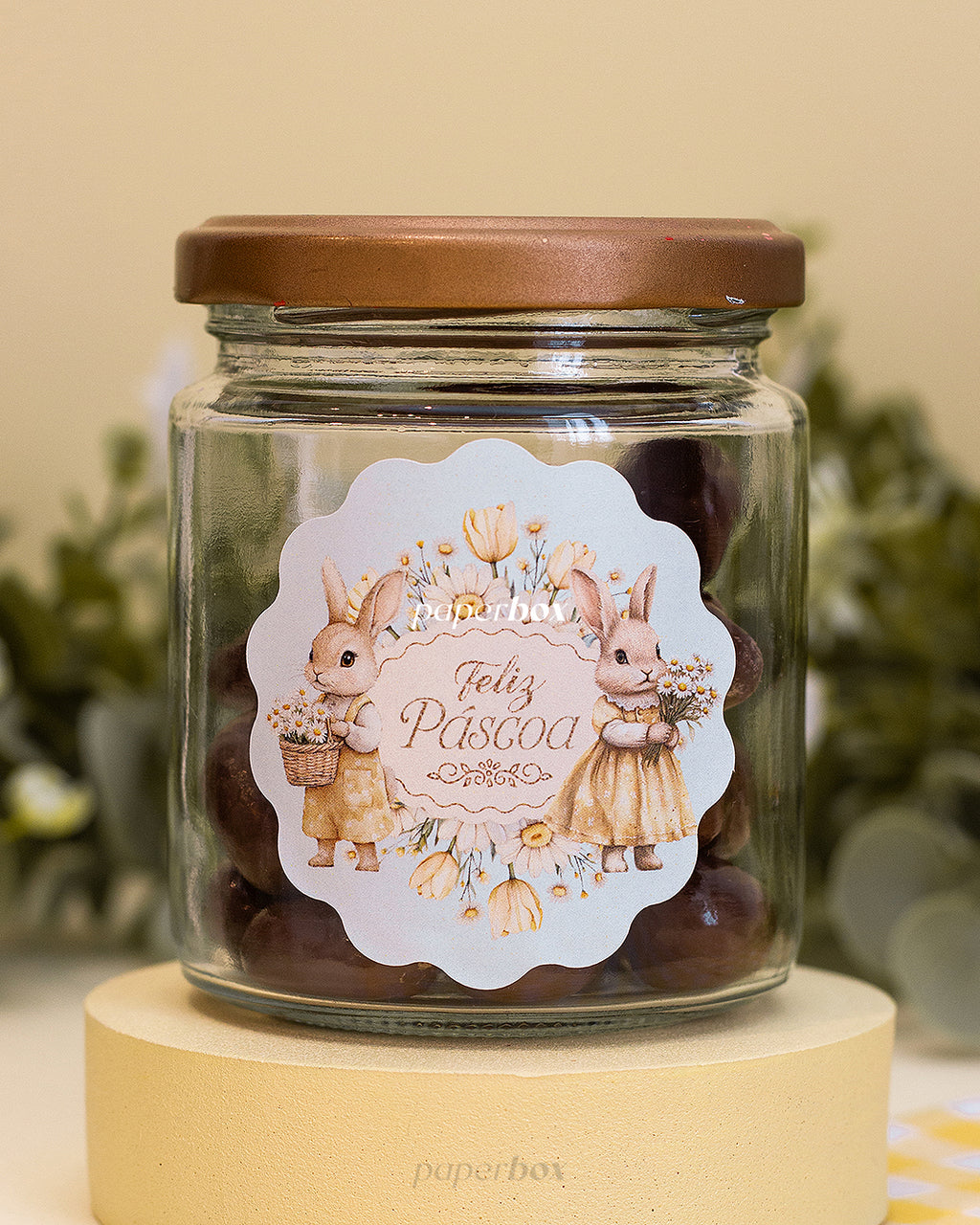 Stickers / Etiquetas Autocolante - Páscoa Floral - Pack 10uni