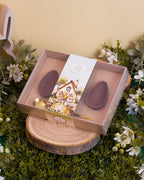 Caixa 3 Mini Ovos 50g - Páscoa Rural Kraft - Pack 10uni