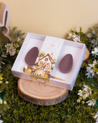 Caixa 3 Mini Ovos 50g - Páscoa Rural Branca - Pack 10uni