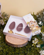 Caixa 3 Mini Ovos 50g - Páscoa Rural Branca - Pack 10uni