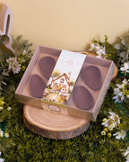 Caixa 6 Mini Ovos 50g - Páscoa Rural Kraft - Pack 10uni