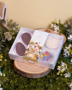 Caixa Mini Kit Confeiteiro - Páscoa Rural Branca - Pack 5uni