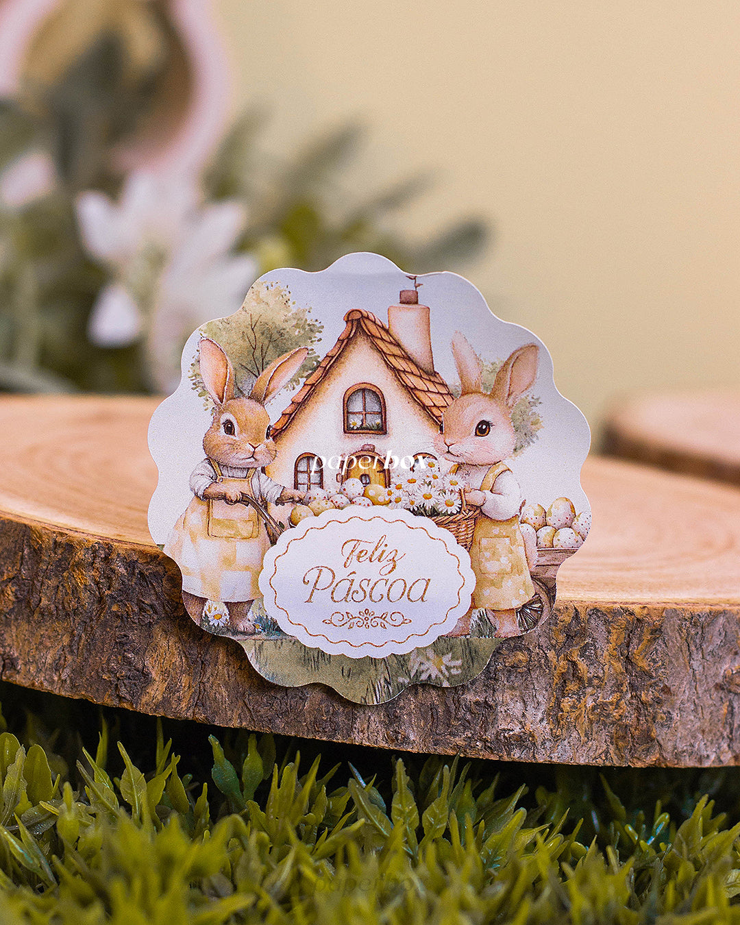 Stickers / Etiquetas Autocolante - Páscoa Rural - Pack 10uni