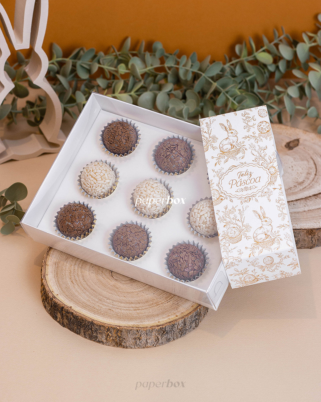 Caixa 9 Doces - Páscoa Essencial - Pack 10uni