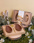 Caixa 2 Ovos 150g - Faixa - Páscoa Rural Kraft - Pack 10uni