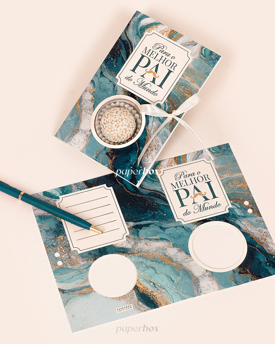 Blister - 1 Doce - Melhor Pai - Pack 5uni