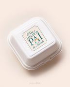 Caixa para Bentô Cake - Melhor Pai - Pack 5uni