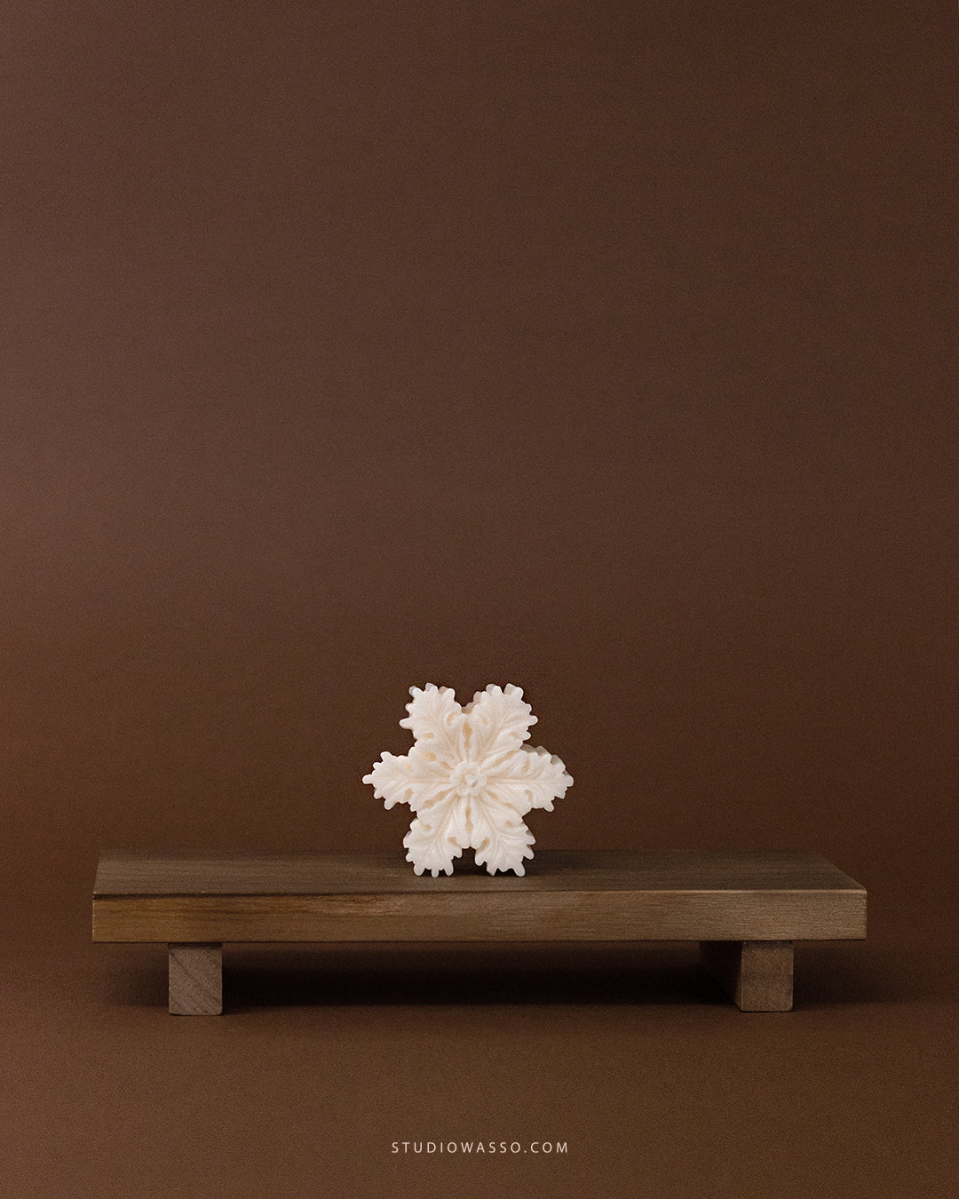 Vela Floco de Natal - Cera de Soja