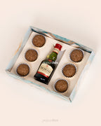 Caixa 6 Doces + Mini Garrafa - Melhor Pai - Pack 5uni