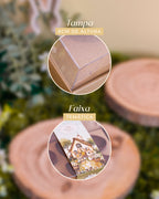 Caixa 2 Ovos 150g - Faixa - Páscoa Rural Kraft - Pack 10uni