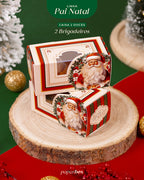 Caixa 2 Doces - Pai Natal - Pack 10uni