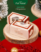 Caixa 2 Doces - Pai Natal - Pack 10uni