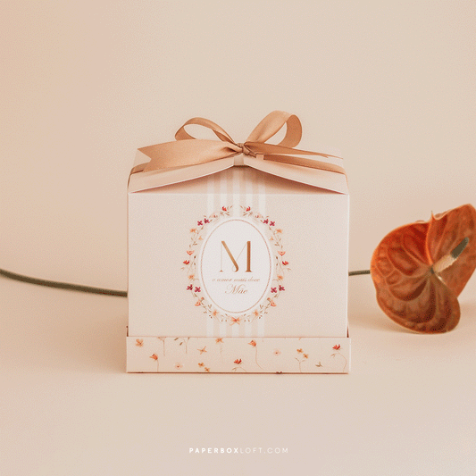 Caixa Presente para mini bolo / bentô cake - Dia da Mãe - Pack 10uni