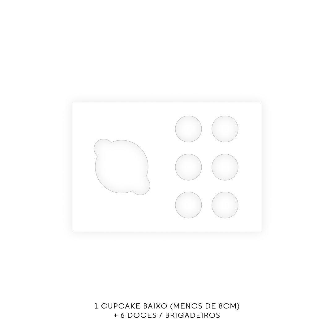 Caixa Tabuleiro - Várias opções de encaixe - Tampa de acetato - Branca - Pack 10uni